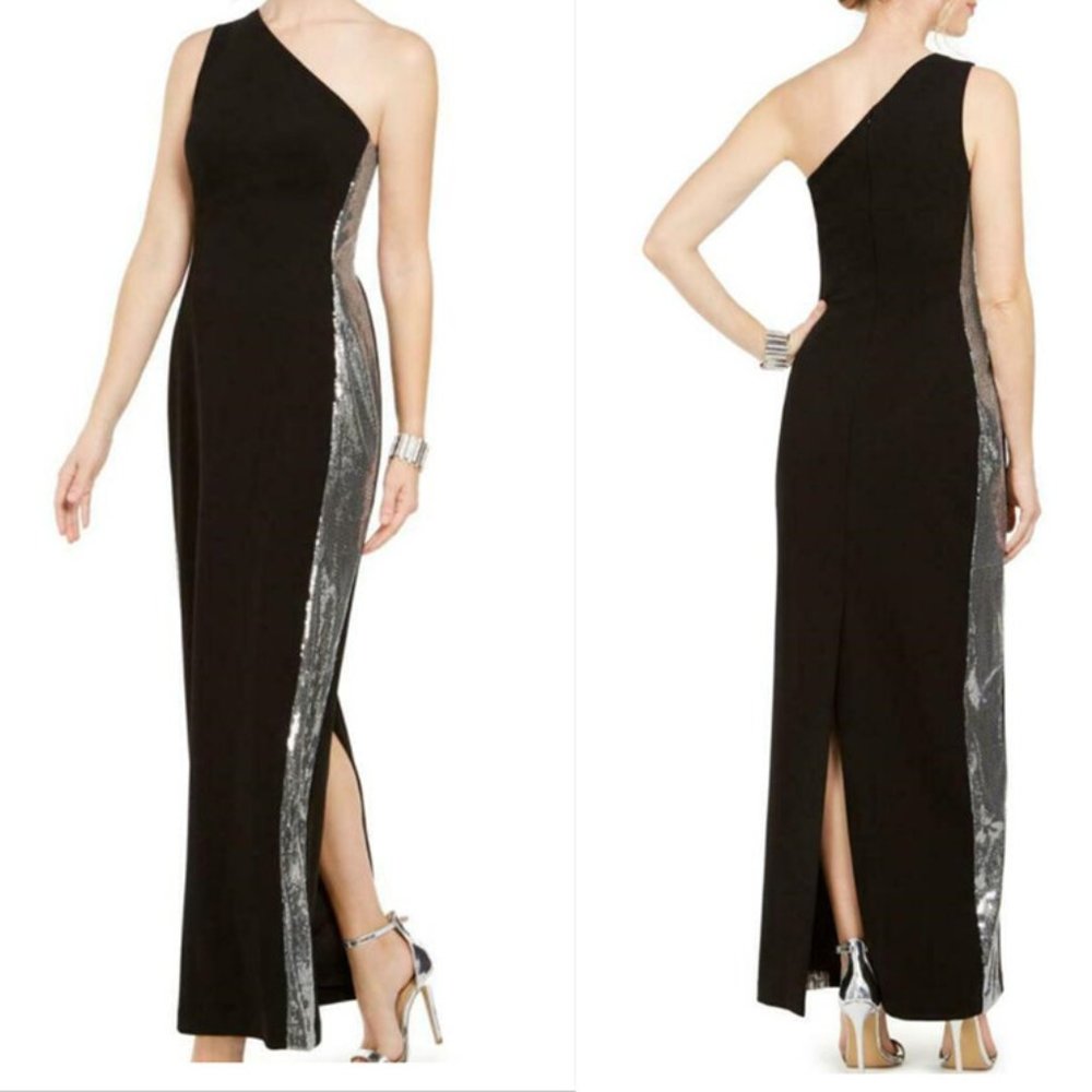 Vince Camuto Women's Sequined Gown Party Dress